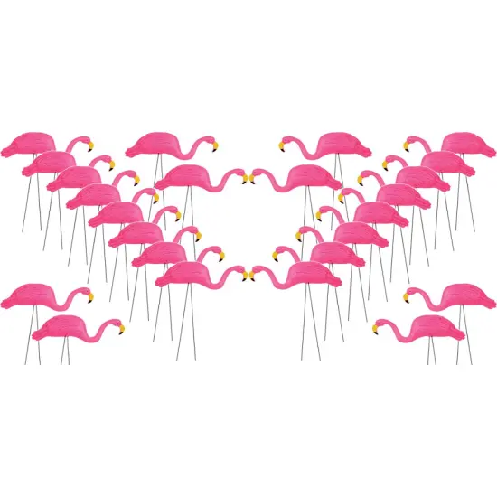Case of 24 x 26" Pink Flamingo Party Decoration Yard Ornaments {1}