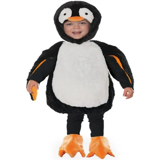 Plush Arctic Circle Penguin Toddler Costume {1}
