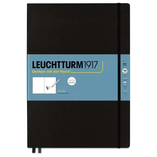 Leuchtturm1917 Sketchbook - Black, 8-3/4" x 12-1/2" {1}