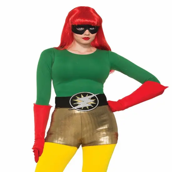 Adults Be Your Own Superhero Super Hero Green Shirt Costume Accessory {1}