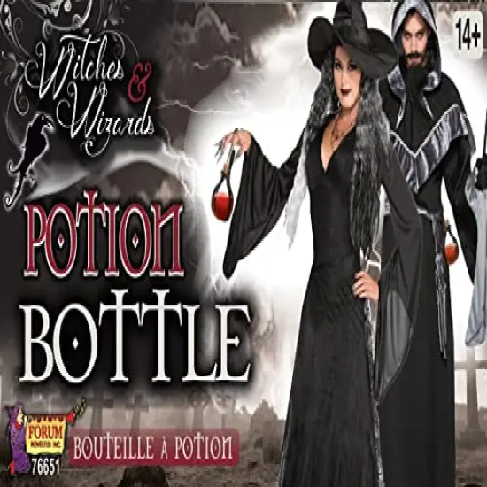 Rubie's Adult Forum Witch and Wizard Dark Magic Cork Potion Bottle Costume Accessory, As Shown, One Size {2}