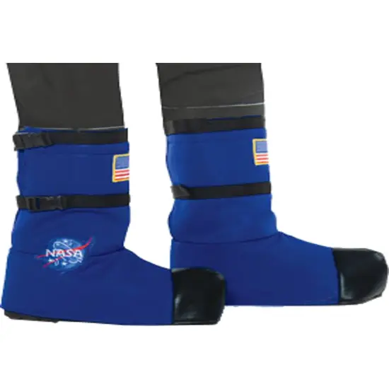 Adult's Blue Astronaut Boot Tops Costume Accessory {1}
