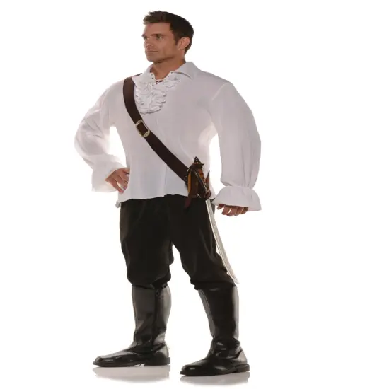 Adults Medieval Knight Squire Brown Sword Belt Costume Accessory {1}
