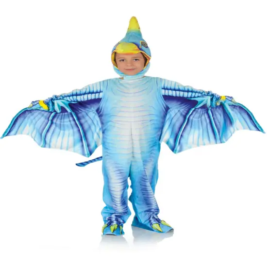 Prehistoric Reptile Blue Pterodactyl Toddler Costume {1}
