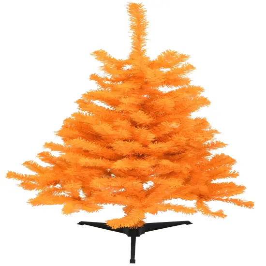 Tree Buddees 4 Foot Orange Halloween Tree/Christmas Tree {1}