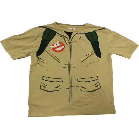 Adult's Ghostbusters Shirt With Inflatable Proton Gun Costume {1}