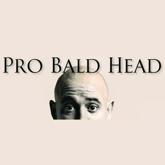 Dark Brown Pro Bald Head Adult Costume Accessory | One Size {3}
