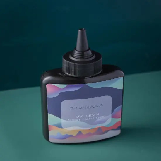 Thin Type UV Resin 100g One Minute Fast Curing Clear Hard Type for Polymer Clay Seal, Tumbler, Pen, DIY Earring Pendant Jewelry Making {5}