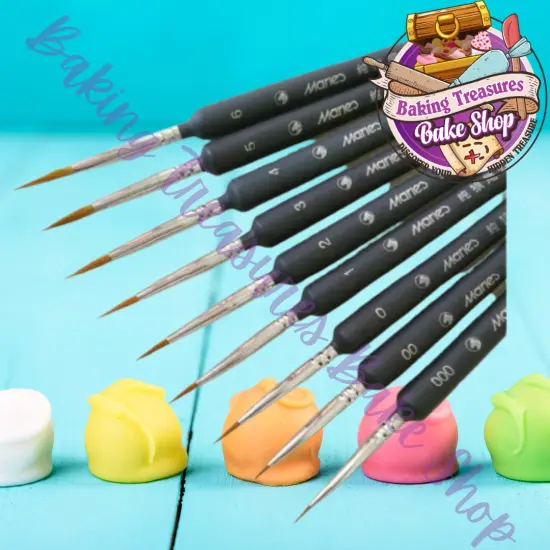 Brush set 00 - 6 Fine Detail 9 PCS {1}