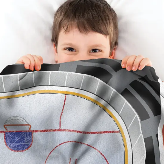 Sleep Squad Philadelphia Flyers Home Ice 60&rdquo; x 80&rdquo; Raschel Plush Blanket {5}