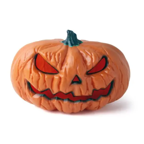 Halloween Jack O Lantern with LED Light-12" {1}