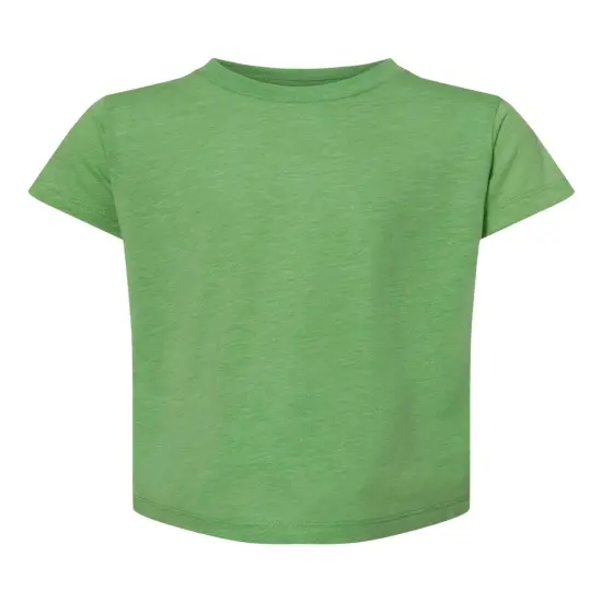 BELLA + CANVAS&reg; Toddler Triblend Crewneck Short sleeve Tee Green Triblend {1}