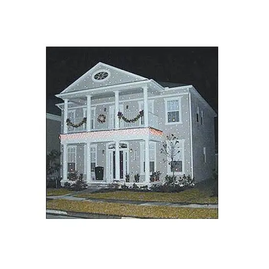 Chelsea Home Imports "Light Flurries" Magical Falling Snow Christmas Light Projector Clear {1}
