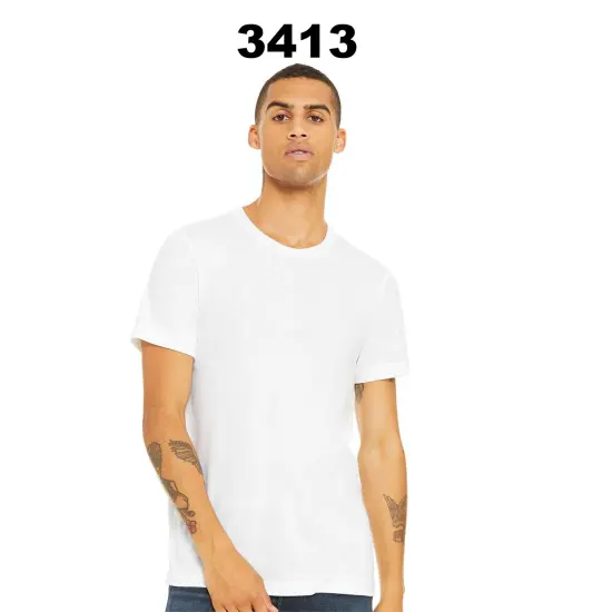 BELLA + CANVAS&reg; Triblend Short Sleeve Crewneck Tee Blue Storm {3}