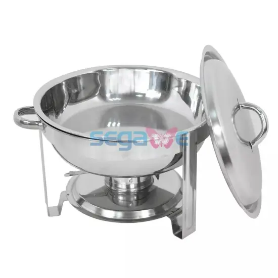 4 PACK Catering Stainless Steel Chafer Chafing Dish Sets 5QT Party Dinner Pack {2}