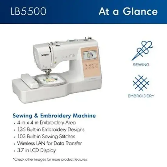 Brother LB5500 Sewing and Embroidery Machine 4x4 {2}