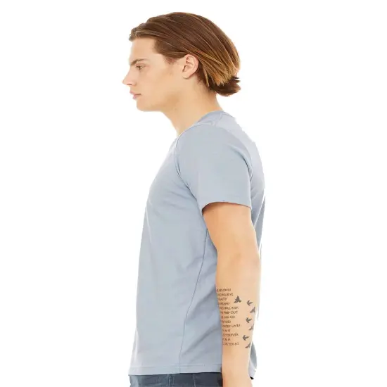 BELLA + CANVAS&reg; Crewneck Short Sleeve Jersey T-Shirt Fuchsia {5}