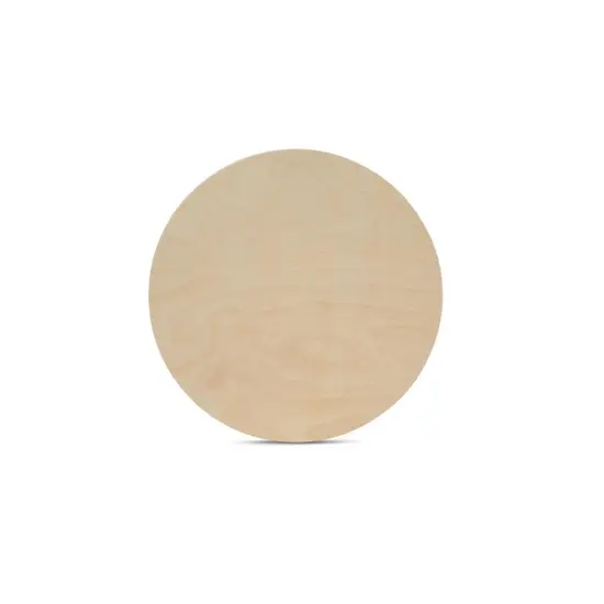 Wood Circle Discs 5 inch, 4 Thicknesses, Unfinished Birch Rounds | Woodpeckers {6}