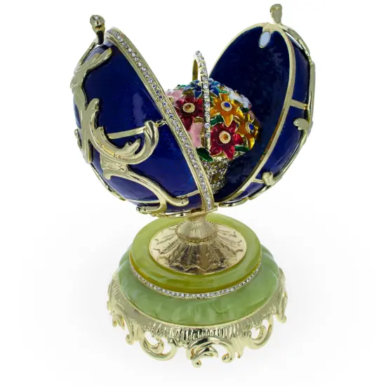 1899&ndash;1903 Spring Flowers Royal Imperial Easter Egg 9 Inches {1}