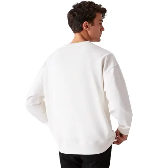 Bayside&reg; Super Heavy Oversized Crewneck Sweatshirt Caramel Brown {7}