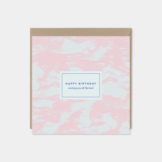 Happy Birthday Elegant Card, Art Card, {1}