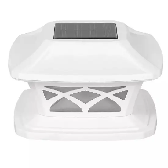 2pcs Solar Post Deck Cap light Vinyl Fence Light Landscape Lamp fit 4x4 5xx5 6x6 {1}