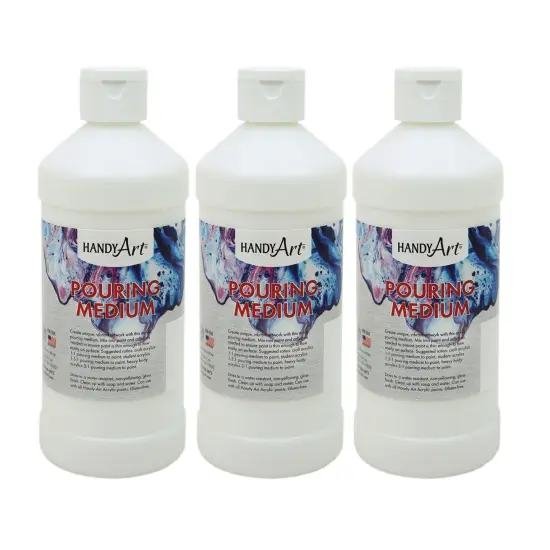 Acrylic Pouring Medium, 16 oz, Pack of 3 {1}