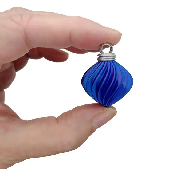 20 Multicolor Small Ornaments for Miniature Christmas Trees, Mixed Colors, about 1 inch tall, Adorabilities {4}