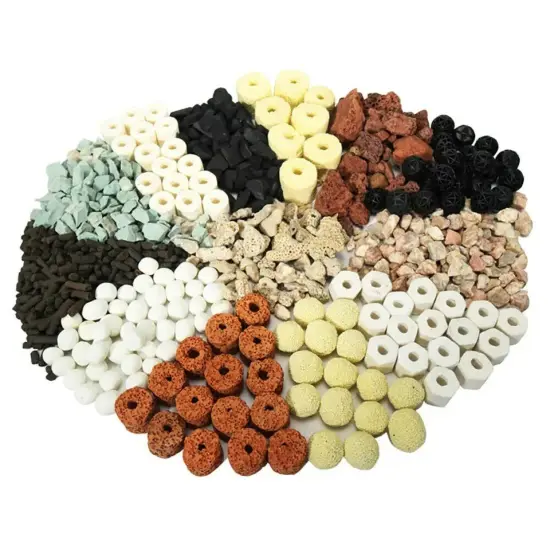 12 in 1 Bio Balls Ceramic Rings Aquarium Filter Media for Fish Tank 5.5lbs 11lbs {4}