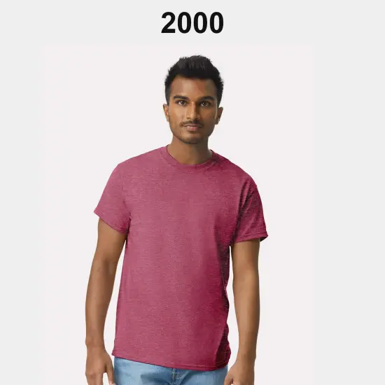 Gildan® Ultra Cotton Crewneck Short Sleeve T-Shirt Safety orange {4}