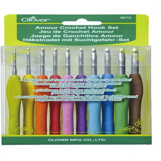 3672 Amour Crochet Hook Set, 10 Sizes {1}