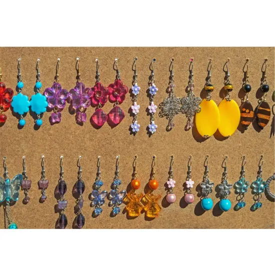 600 Pieces Stainless Steel Earring Hooks French Ear Wire, Earring Making Findings Parts Jewels DIY Supplies Kits, with Silicone Earring Backs Stoppers & Open Jump Ring {3}