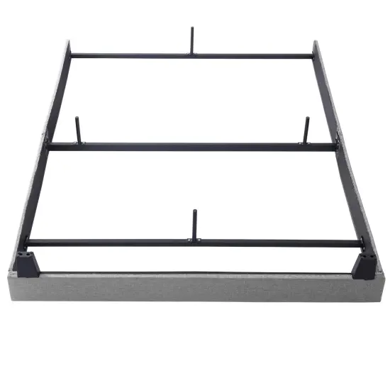 Nestl Wingback Diamond Upholstered Platform Bed {4}