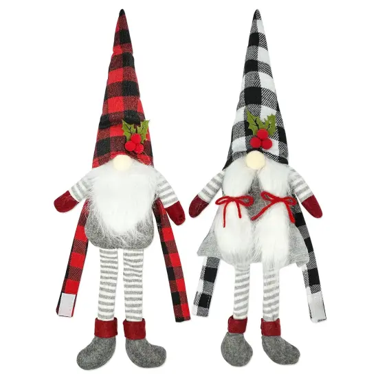 Wrapables Mr and Mrs Christmas Gnome Curtain Tiebacks, Christmas Ornaments Home Decor Window Decorations (Set of 2) {3}