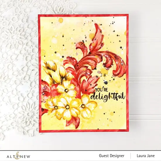 Sylvan Baroque 3D Embossing Folder {2}