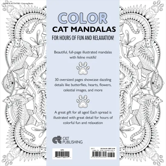 My Cat Mandala Coloring Book-Softcover {2}