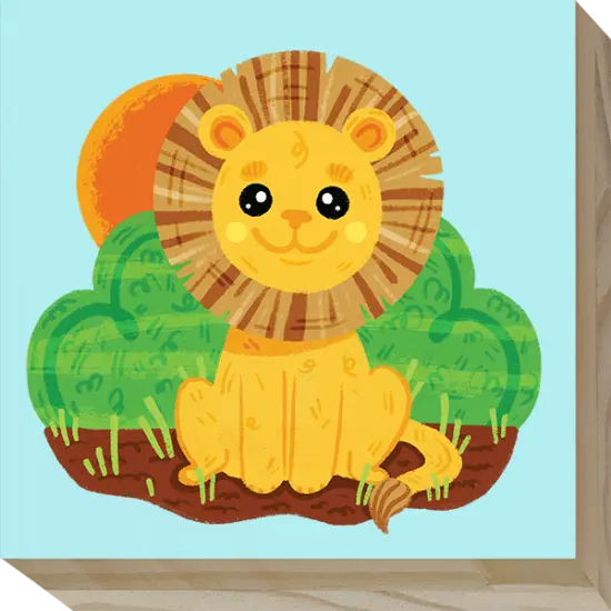 Safari Nursery Wood Wall D&eacute;cor Set {5}