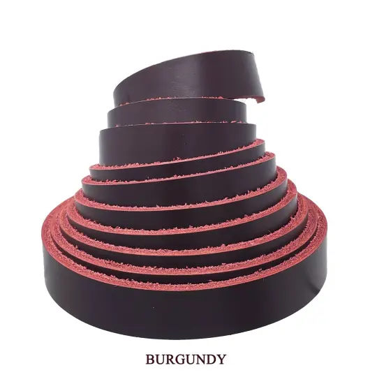 5/8 Inch Leather Strips Latigo 6-7oz (2.4 - 2.8 mm) up to 96" Long - Belts - Collars - Leashes - Purse Straps - Guitar Straps - Hat Bands {3}