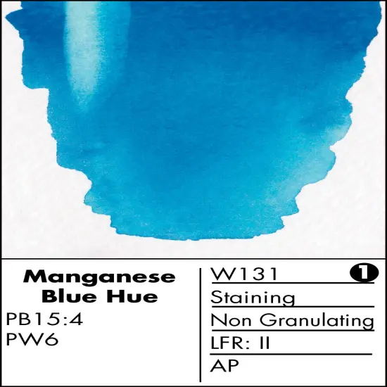 Grumbacher Finest&trade; Watercolor Manganese Blue Hue {2}
