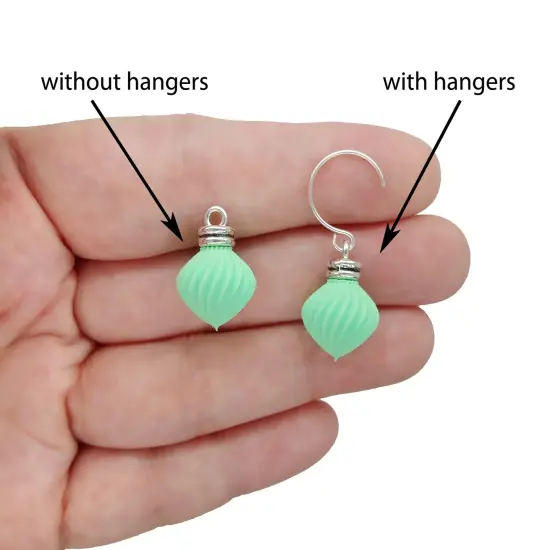 10 Pastel Miniature Ornaments, Tiny Baubles for Dollhouse or Small Tabletop Christmas Trees, 3/4 inch tall, Adorabilities {4}