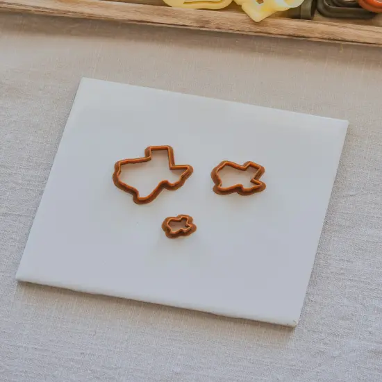 3 pcs Texas Polymer Clay Cutter Set by Hello Cutters {2}