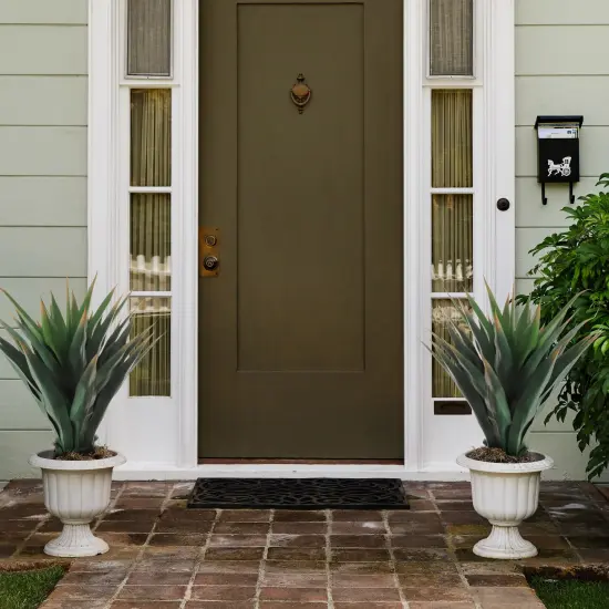 Elegant 37.4-Inch Faux Agave Plant with 33 Lifelike Leaves in Modern Pot - Ideal for Home and Office Decor, Floral Home by Artificial Flowers {3}