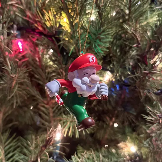 Tree Buddees Super Santa and Elf Bros - Fun & Unique Gamer Christmas Ornaments Super santa {6}