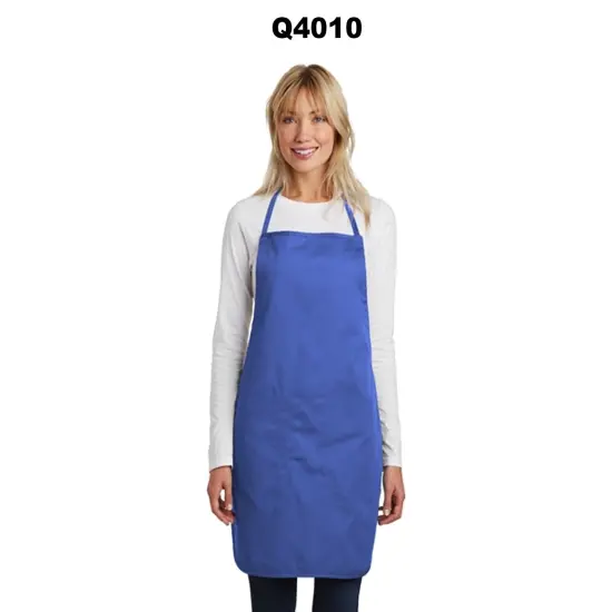 Q-Tees&reg; Bib Apron Black {3}