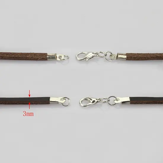 1900 Pieces Kit with 5 colors 150 Pcs Lobster Claw Clasps 12mm and 1250 Pcs Open Jump Rings 5mm and 500 Pcs Iron Fold Over Cord Ends for Leather 3mm for Jewelry Making Findings {4}