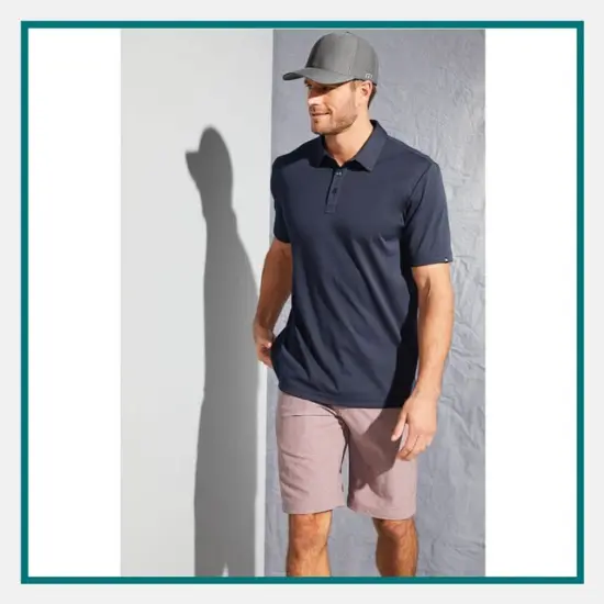 TravisMathew&reg; Bayfront Solid Polo Black {4}