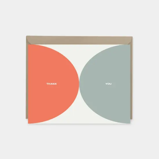 Geo Shapes Thank You Card {1}