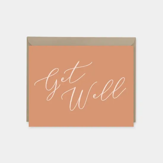 "Get Well" Script Card {1}