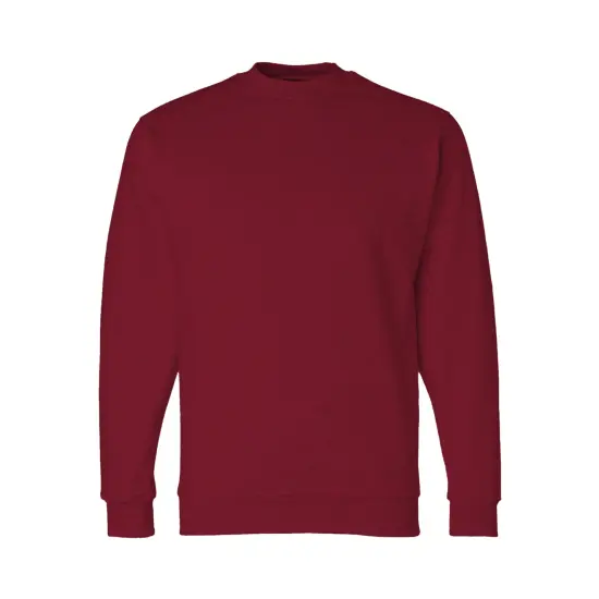 Bayside&reg; USA Made Crewneck Sweatshirt Cardinal {1}