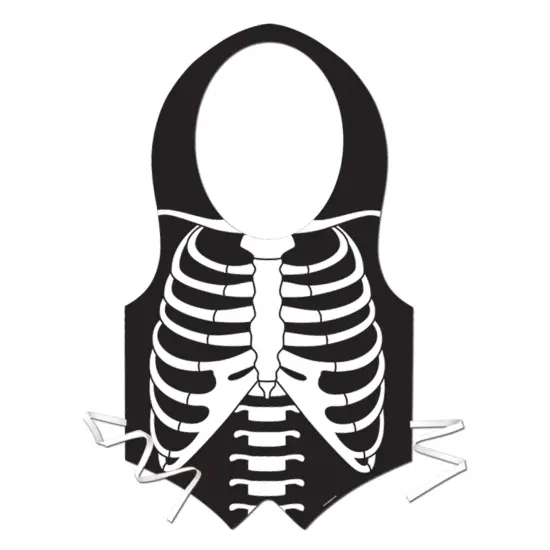Beistle - Plastic Skeleton Rib Cage Vest - 24 Pack {1}